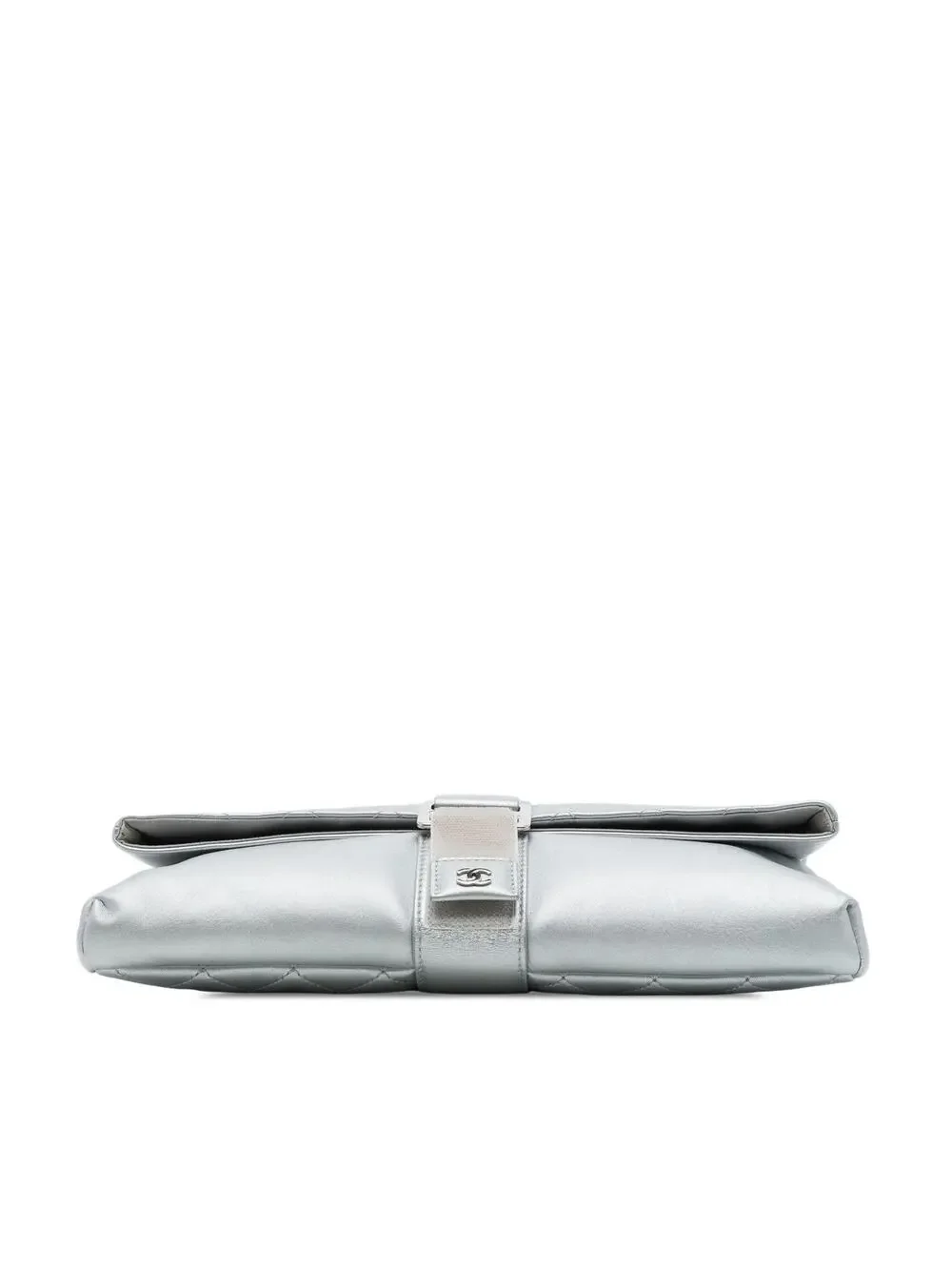 Chanel Quilted Lambskin Grip Clutch #328977C14B